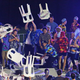 Illustration for article titled Rioting Costumed Fans Halt Australian Darts Competition